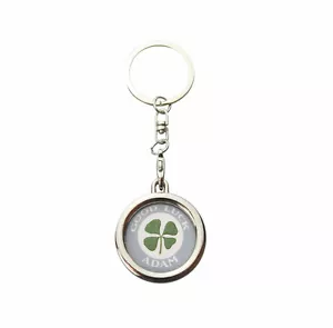 Llavero personalizado Lucky Real Cuatro Hojas Trébol Buena Suerte Certificado - Imagen 1 de 1
