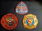 Worcester Fire Rescue-1 Superman 3 Patch Set Yosemite Sam Boston FDNY MA CT