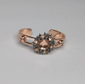 Rose Gold 7-in Snap Bracelet  Comes With 20mm peach snap - Picture 1 of 4