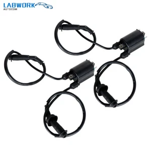 2pack Ignition Coil & Spark Plug Cap Fit For HONDA Shadow 1100 VT1100 1987-2007 - Picture 1 of 9