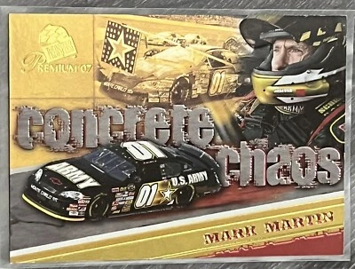 2007 Press Pass Premium "Concrete Chaos" 🏎 #6 MARK MARTIN 🏁 NASCAR 🏁 - Image 1 of 2