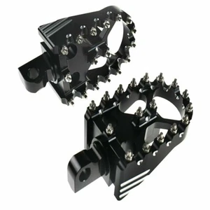 Foot Pegs Black Footpegs New Footrest Fit For Harley Sportster 883 - Picture 1 of 8