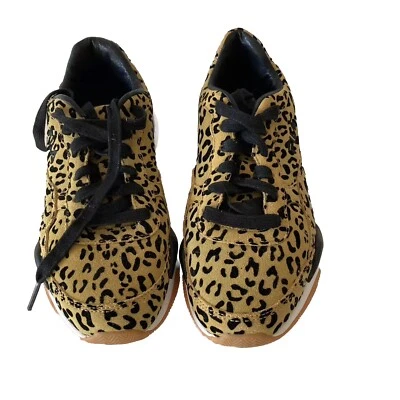 Fila Womens Eurorunner Suede Casual and Fashion Sneaker Cheetah Print Size 7 - Image 1 of 4