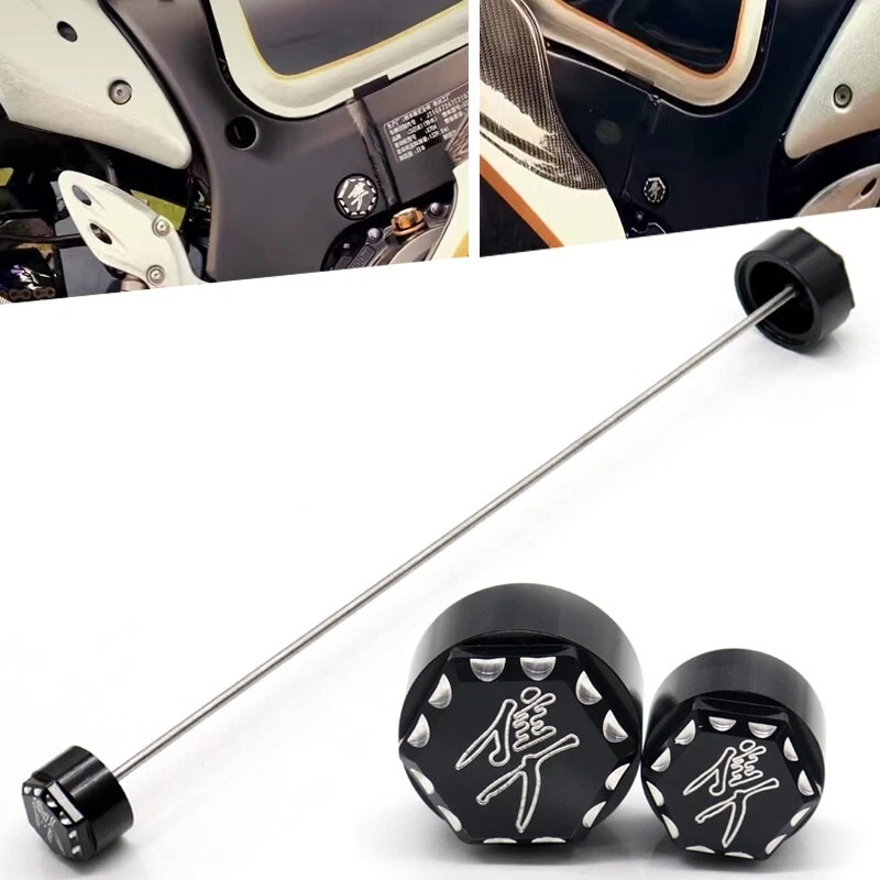 3D Hex Ball Cut Mount Frame Covers For SUZUKI HAYABUSA GSX1300R 1999-2024 - Imagem 1 de 4