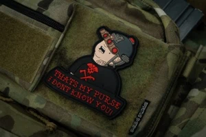 That's My Purse! Bobby King Of The Kill 3D PVC Murdered Out Morale Patch Moeguns - Picture 1 of 2