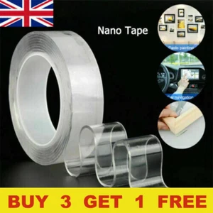 Nano Tape Double-Sided Traceless Washable Adhesive Invisible Gel Anti-Slip - Picture 1 of 48