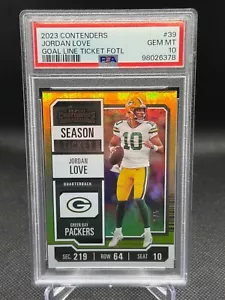 2023 Contenders Jordan Love Goal Line Ticket FOTL /5 - Picture 1 of 2