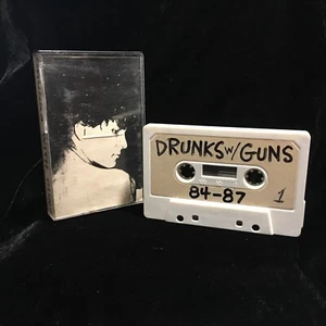 RARE • DRUNKS WITH GUNS 1984-1987 • Cassette ST LOUIS MO Grunge Punk Rock - Imagen 1 de 10