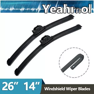 Yeahmol 26"&14" Fit For SCION XD 2008-2014 Windshield Hybrid Window Wiper Blades - Picture 1 of 5