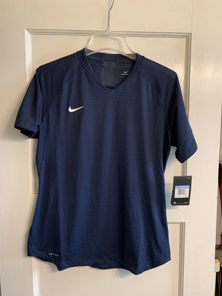 Nike Vaporknit II Soccer Shirt Jersey Navy Men's L Aq2674-419