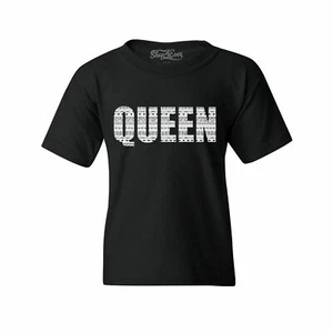 Queen African Pattern Style Youth's T-Shirt Africa Shirts - Picture 1 of 10