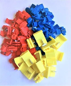 U.S.A. Wire Quick Splice Connector - 50/Blue, -50/Red, -50/Yellow - Picture 1 of 5
