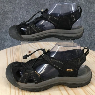 Sandalias Keen para mujer 9 Venice H2 senderismo pescador negras cómodas bajas planas Foto 1 de 4