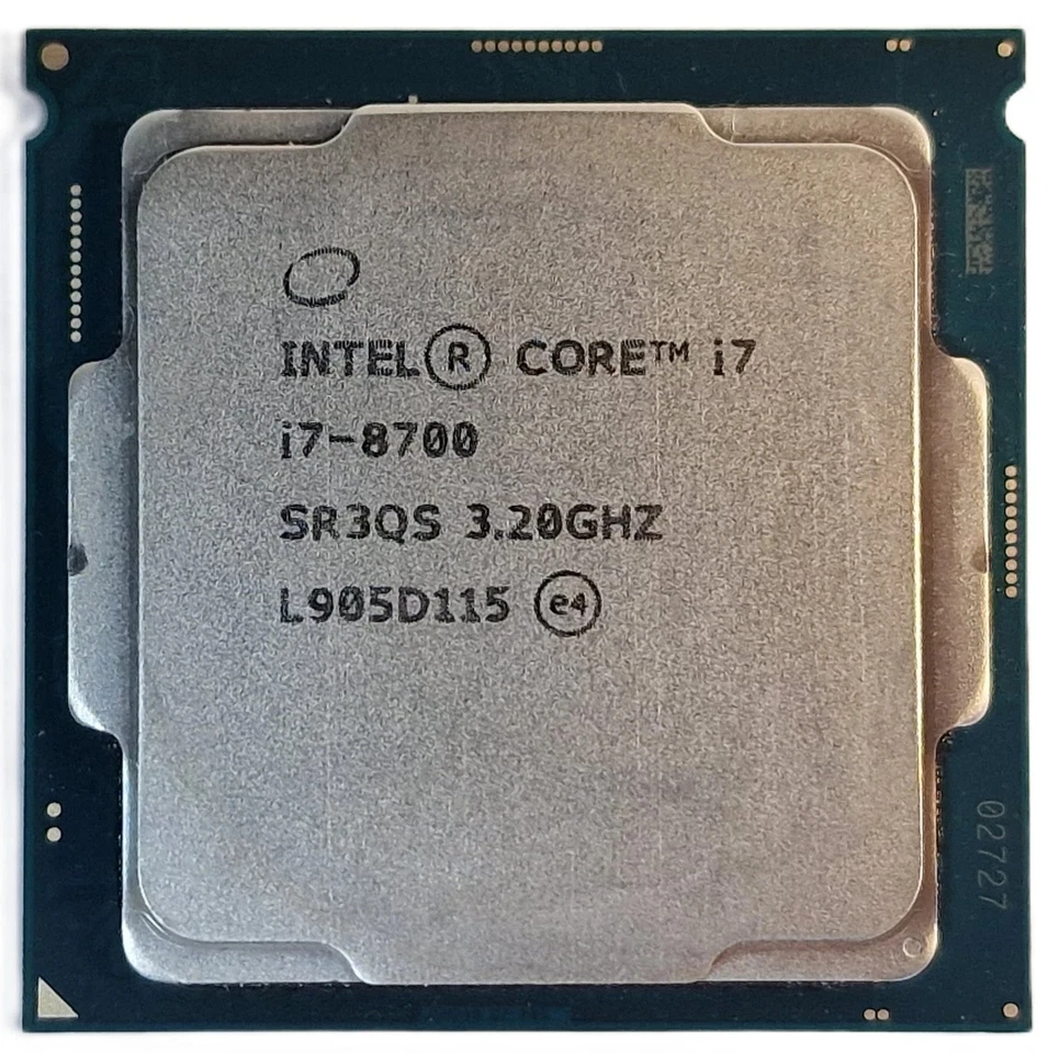 Intel Core i7-8700 CPU • 6 Cores / 12 Threads •8th Gen Coffee Lake Tested - image 1 of 1