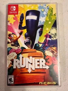 Runner3 for Nintendo Switch, Excellent Condition CIB W/ Keychain & Soundtrack - Picture 1 of 6