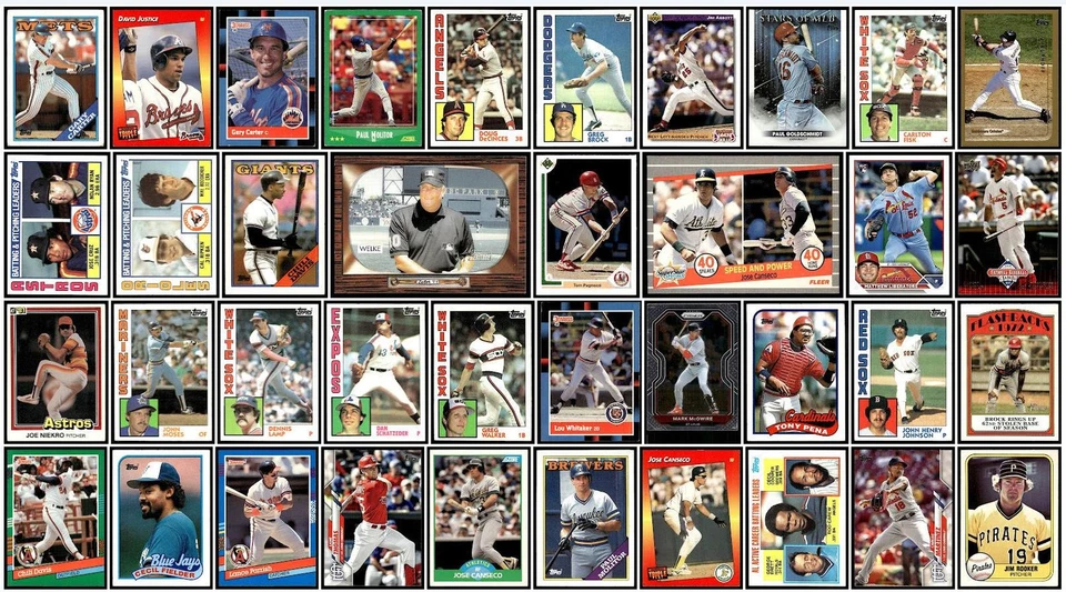 Смешанный лот из 80 бейсбольных спортивных карточек 1981-2023 Pittsburgh Pirates New York Mets - Изображение 1 из 2