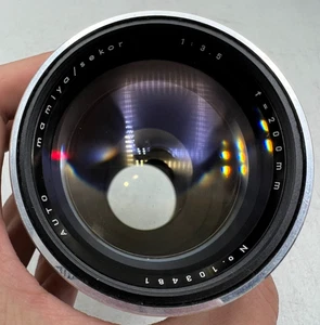 Mamiya Sekor Auto 200mm F3.5 M42 Screw Mount Lens For SLR Cameras - Picture 1 of 8