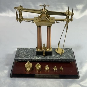 Franklin Mint 150th Anniversary California Gold Rush Messing Waage ⚖️ - Bild 1 von 5