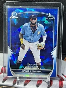 2023 Bowman Sapphire Edition - Chrome Prospects Junior Caminero #BCP-61 (RC) - Bild 1 von 2