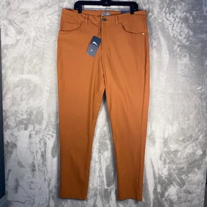 Pantalones VRST para hombre W36L34 ilimitados ajustados 5 bolsillos naranja óxido absorbente de humedad - Imagen 1 de 8