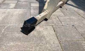 2PCS 50x22mm Ladder Rubber feet for traverse Outer Replacement Shoe Spare Part - Picture 1 of 10