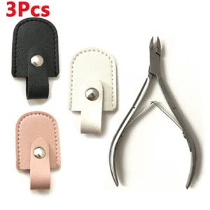 3X Nipper Cover Sleeve Nail Cuticle Scissor Dead Skin Tweezer Cap Manicure Too ❶ - Bild 1 von 19