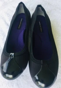 Dana Buchman Women Ballet Flats Black Size 6.5 Med (I1886) - Picture 1 of 6