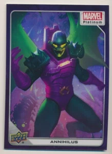 #77 ANNIHILUS 2023 Upper Deck Marvel Platinum PURPLE RAINBOW - Picture 1 of 2