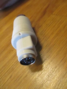 Tastatur Adapter PS2 auf DIN 6-Pol. Mini Din Buchse auf 5-Pol. DIN Stecker - Photo 1/2