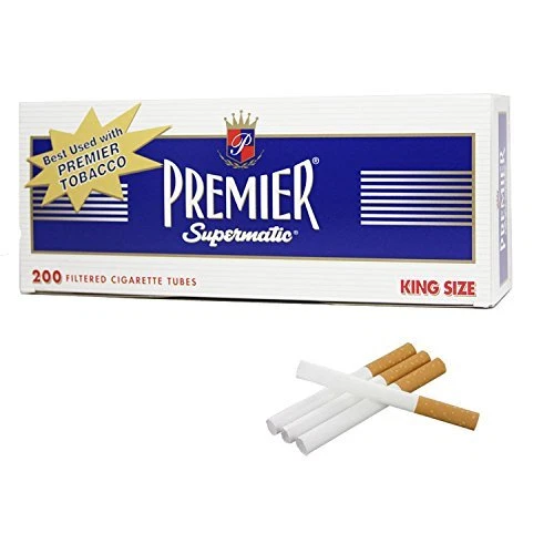 Tubos de cigarrillos Premier Navy tamaño king 200 unidades por caja [5 cajas] Foto 1 de 1