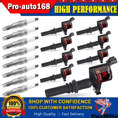 Paquete de 8 bobinas de encendido y bujías para Ford Explorer 2006 2007 2008 4,6 L DG511 Foto 1 de 4