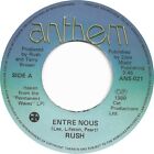 Rush-6 singles tous de 1977 à 1982 VG à VG++, pressages américains et canadiens