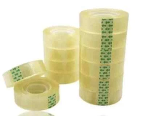 6 x Stationary Tape Rolls 18mm x 33m Clear Packing All Purpose Tape Good Value - Picture 1 of 1
