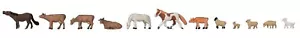 Faller 155911 pista N juego de animales vacas, caballos, ovejas figuras - Imagen 1 de 1