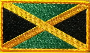 JAMAICA Flag Patch with Hook Adhesive fastener Military Tactical Emblem - Picture 1 of 1