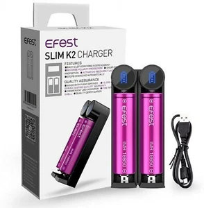 Efest Slim K2 2 Channel Battery Charger - Picture 1 of 1