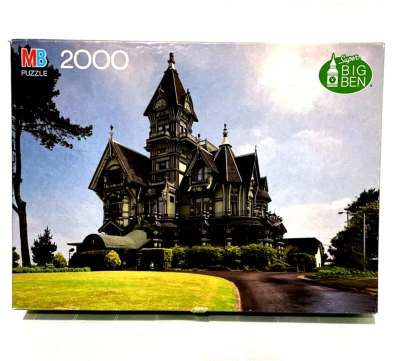 Vintage Sealed MB Super Big Ben 2000 pc Puzzle Carson House Eureka CA 4564-16 - Image 1 of 4