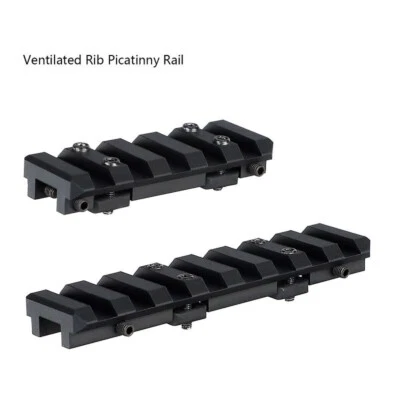 Hunting Rifle Shotgun Ventilated Rib 20mm Picatinny Rail Scope Mount Base - Image 1 of 4