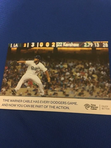 Clayton Kershaw Los Angeles Dodgers Postcard SGA Cover