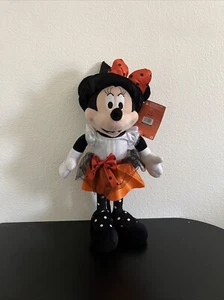 Halloween Disney 19 in Minnie Mouse Orange and Black Witch Porch Greeter NWT - Picture 1 of 5