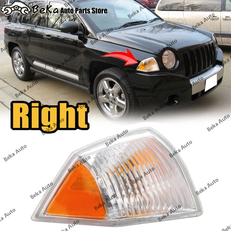 Right For Jeep Compass 2007 2008-2010 Corner Light Front Signal Indicator Lamp - Image 1 of 4