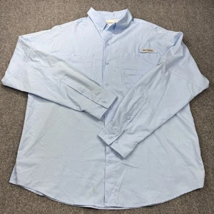 Columbia PFG Shirt Mens Large Omni-Shade Long Sleeve Fishing Outdoors Performanc - Picture 1 of 22