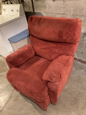 Silla reclinable mecedora La-Z-Boy - rojo óxido Foto 1 de 4