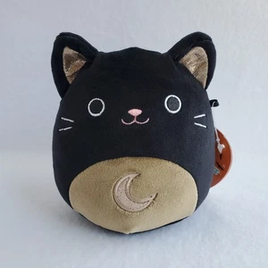 Squishmallow MÖNCH die KATZE 5 Zoll schwarzes Kätzchen MOND Plüsch 5 Zoll HALLOWEEN 2025 neu - Bild 1 von 7