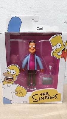 Jakks Pacific The Simpsons Wave 4 Carl Carlson 5 英寸人偶带配件  — 第 1/4 张图片