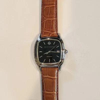 Reloj David Yurman Unisex 35mm AUTOMÁTICO Pura Sangre Esfera Negra Banda L T301-LST Foto 1 de 4