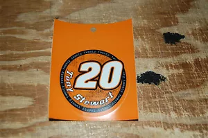 Tony Stewart #20 Vintage Static Window Cling 3 1/2" Removable & Reusable - Picture 1 of 1
