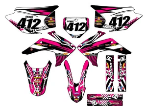2015-2020 CRF 150 F MAYHEM Pink Senge Graphics Kit Compatible with Honda - Picture 1 of 10