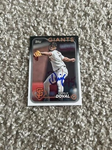 CAMILO DOVAL Signed Autographed Rare 2024 Topps Card SAN FRANCISCO GIANTS - Picture 1 of 1