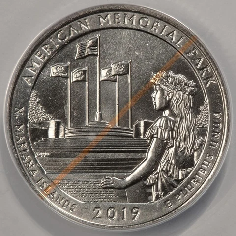 2019 D ANACS MS66 Defective Clad Layer American Memorial Quarter Mint Error Wow Cover